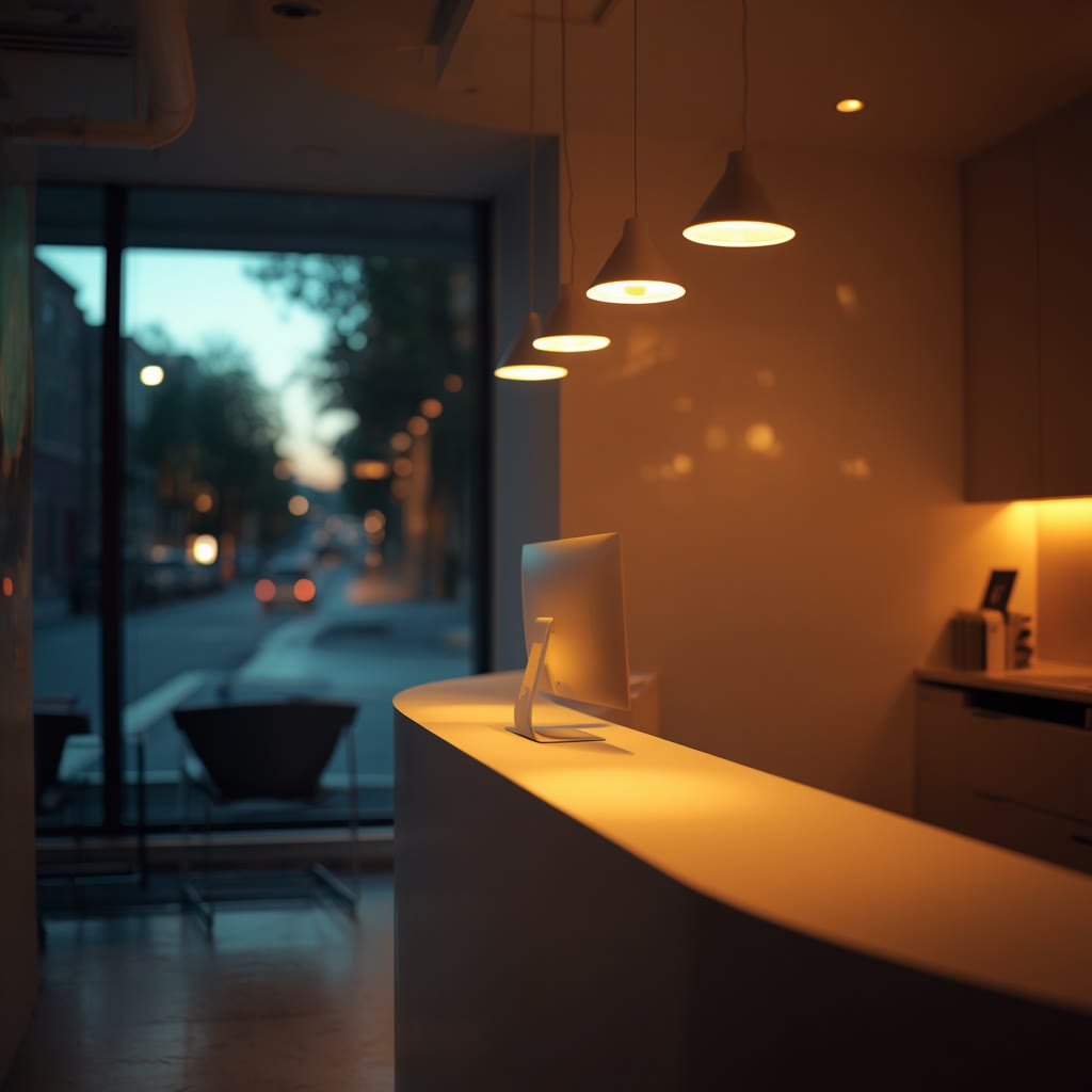 An office-based business before Synqall: quiet, with missed enquiries